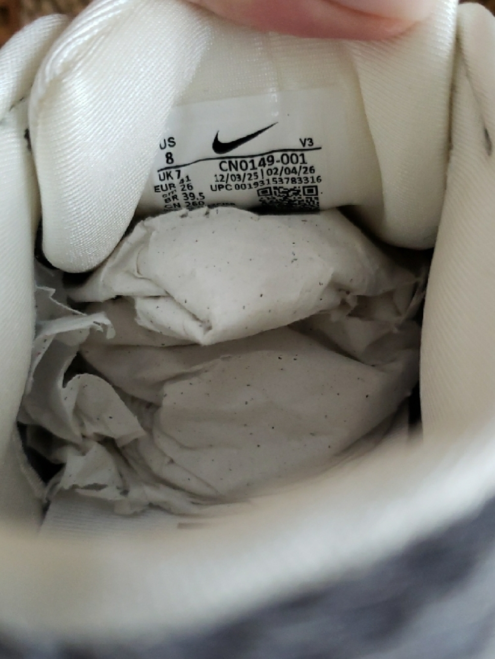 Nike P6000 Silver Metallic Running Shoe with Black Swoosh and White Laces - Picture 2 of 9